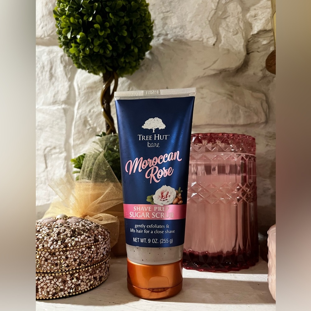 Tree Hut Moroccan Rose Shave Prep Sugar Scrub - Blue and Orange